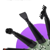 Паровая швабра и пароочиститель KT-3930 (2 в 1)