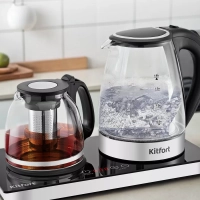 Чайный набор чайник электрический заварочный КТ-6651