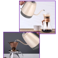 Чайник электрический для варки кофе КТ-6614 - 1 л Чайник электрический для варки кофе КТ-6614 - 1 л