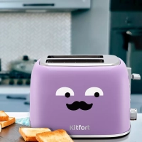 Тостер для хлеба с поддоном КТ-6218 - 870 Вт