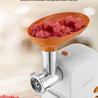 Мясорубка электрическая с насадками КТ-2113 - 1000 Вт Мясорубка электрическая с насадками КТ-2113 - 1000 Вт