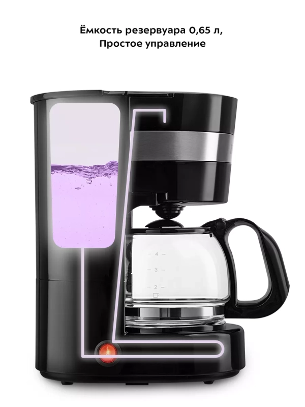 Автомобильная капельная кофеварка КТ-7415 - 170 Вт