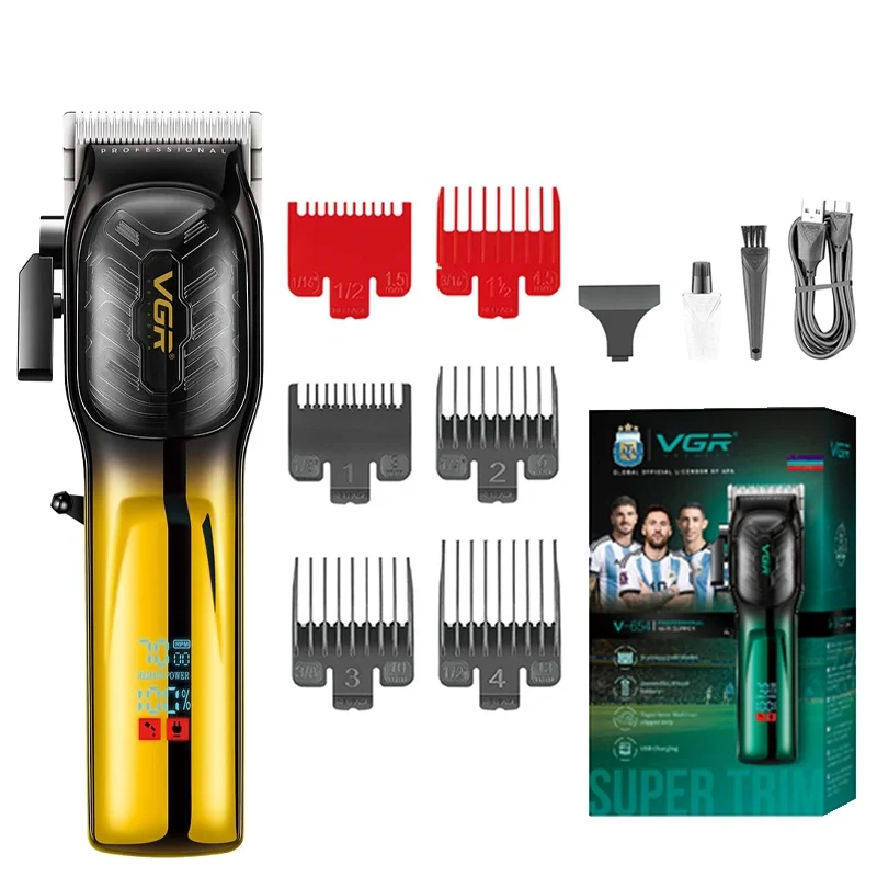 Машинка для стрижки волос VGR V-654 Золотая