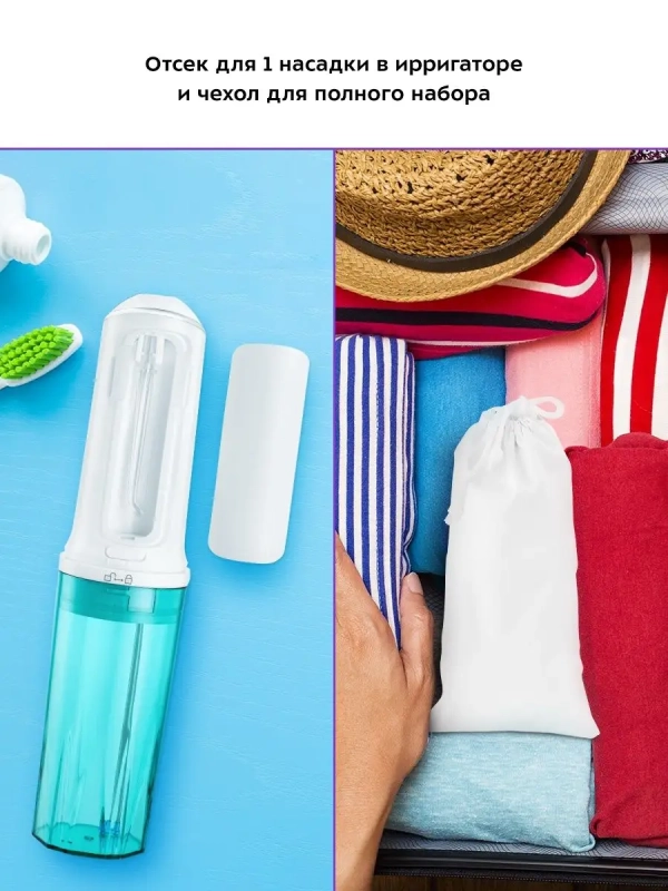 Ирригатор для зубов портативный КТ-2941 - 8 Вт