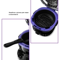 Аэрогриль электрический КТ-2218 - 5 л - 1400 Вт Аэрогриль электрический КТ-2218 - 5 л - 1400 Вт