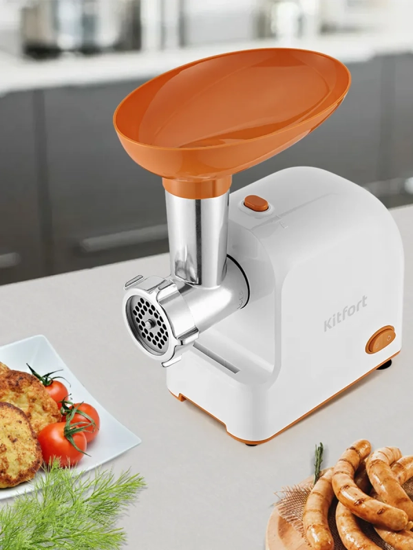 Мясорубка электрическая с насадками КТ-2113 - 1000 Вт