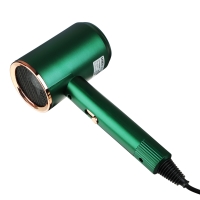 Фен для волос, 900Вт, 2 скорости, 3 температуры, 220-240В, зеленый Фен для волос, 900Вт, 2 скорости, 3 температуры, 220-240В, зеленый