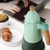 Кофеварка гейзерная для газовой плиты КТ-7154 - 350 мл