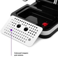 Кофеварка рожковая электрическая КТ-739 - 1100 Вт - 1.25 л