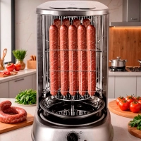 Электрошашлычница для дома КТ-1410 - 2000 Вт Электрошашлычница для дома КТ-1410 - 2000 Вт