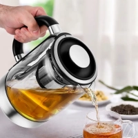 Чайник электрический стеклянный КТ-6116 - 1.7 л Чайник электрический стеклянный КТ-6116 - 1.7 л