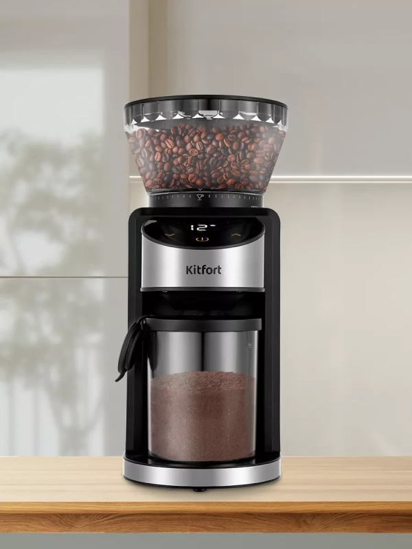 Кофемолка электрическая жерновая КТ-7168 - 200 Вт Кофемолка электрическая жерновая КТ-7168 - 200 Вт