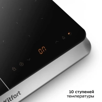 Индукционная плита настольная 2 конфорки КТ-185 - 3300 Вт Индукционная плита настольная 2 конфорки КТ-185 - 3300 Вт