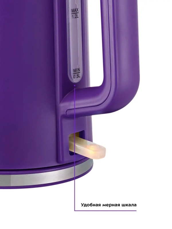 Чайник электрический стеклянный КТ-6124 - 1.2 л
