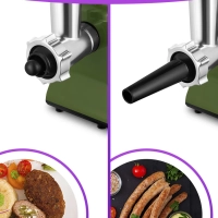 Мясорубка электрическая с насадками КТ-2124 - 250 Вт Мясорубка электрическая с насадками КТ-2124 - 250 Вт