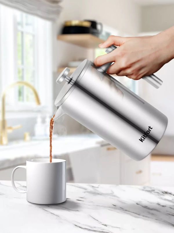 Френч-пресс 1000 мл заварочный чайник КТ-1255