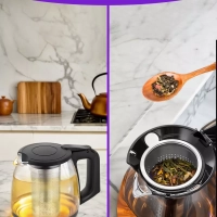 Чайный набор чайник электрический КТ-6608 - 1.7 л