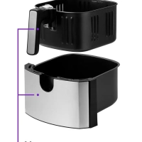 Аэрогриль электрический КТ-2239 - 4.5 л - 1700 Вт