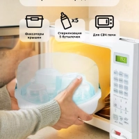 Стерилизатор для бутылочек в СВЧ КТ-2304