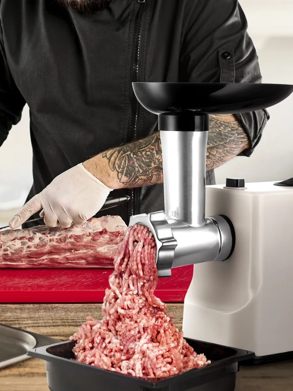 Мясорубка электрическая с насадками КТ-2126 - 250 Вт Мясорубка электрическая с насадками КТ-2126 - 250 Вт