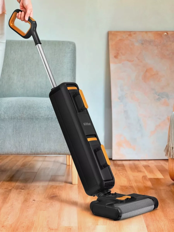 Вертикальный беспроводной моющий пылесос КТ-5260 - 200 Вт Вертикальный беспроводной моющий пылесос КТ-5260 - 200 Вт