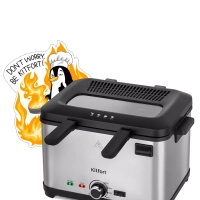 Фритюрница электрическая со съемной корзиной КТ-6240 2000 Вт