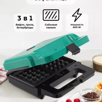 Вафельница электрическая для венских вафель КТ-3610 (3 в 1)