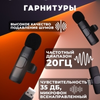 Микрофон беспроводной Type-C K9 2 in1 Микрофон беспроводной Type-C K9 2 in1