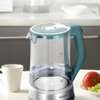 Чайник электрический стеклянный с подсветкой КТ-6669 - 1.7 л