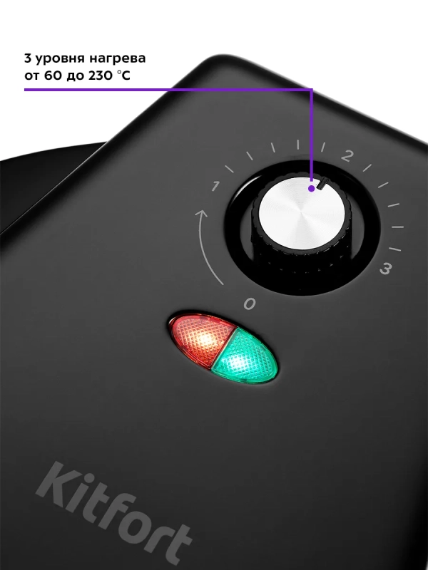 Пиццамейкер электрический КТ-1681 пицца 30 см - 1450 Вт