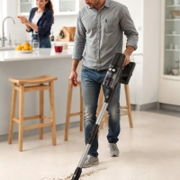 Вертикальный пылесос беспроводной КТ-5290 - 530 Вт