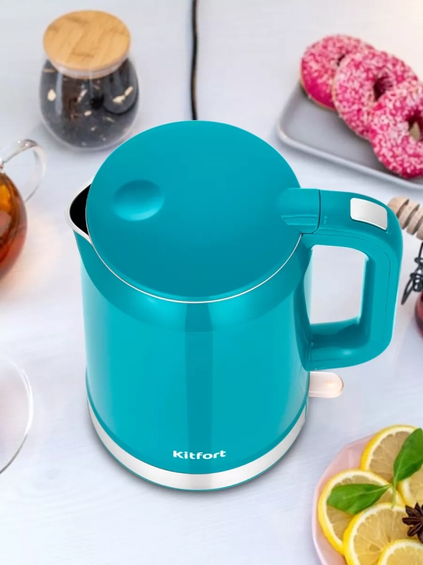 Чайник электрический металлический КТ-6649 - 1.5 л