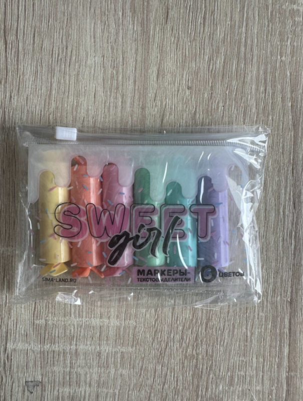 Набор текстовыделителей Sweet girl Набор текстовыделителей Sweet girl