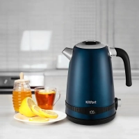 Чайник электрический металлический КТ-6121 - 1.7 л Чайник электрический металлический КТ-6121 - 1.7 л