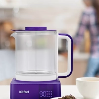 Чайник электрический стеклянный КТ-6191 - 1.3 л