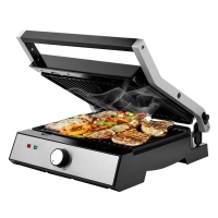 Электрогриль КТ-1653 двусторонний гриль электрический 2000Вт