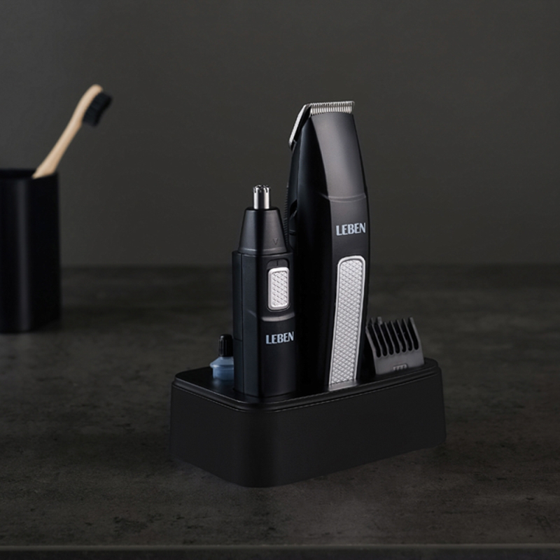 Набор с триммером для усов бороды и носа, 4 насадки Набор с триммером для усов бороды и носа, 4 насадки