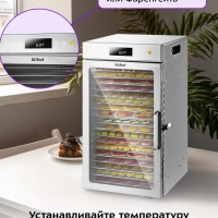 Сушилка для овощей и фруктов электрическая КТ-4929 - 800 Вт