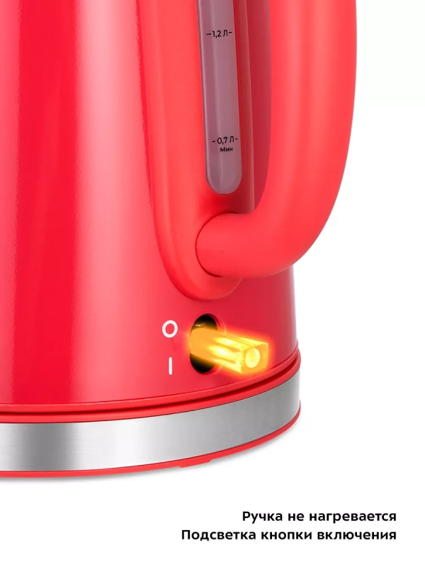 Чайник электрический металлический КТ-6665 - 1.7 л