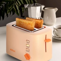Тостер для хлеба с поддоном КТ-6214 - 980 Вт