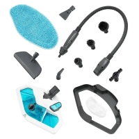 Паровая швабра с насадками КТ-1003 - 1500 Вт - 450 мл Паровая швабра с насадками КТ-1003 - 1500 Вт - 450 мл