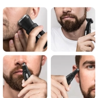 Триммер для лица, носа, ушей, бровей "4 в 1" КТ-4133