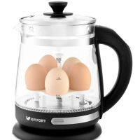 Чайник электрический стеклянный с подсветкой КТ-656 - 1.5 л