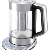 Чайник электрический стеклянный с подсветкой КТ-622 - 1.7 л
