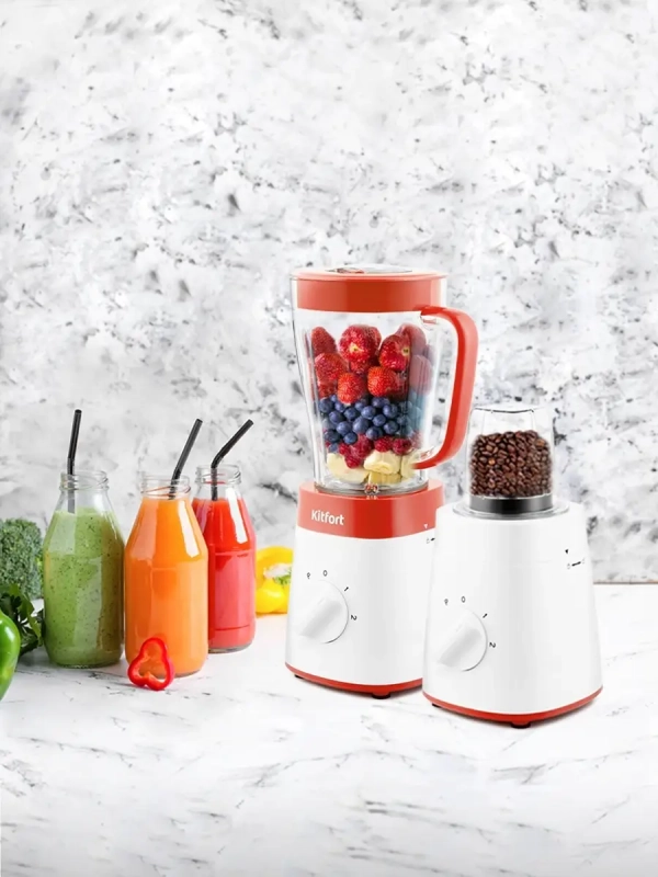Блендер стационарный с чашей КТ-3031 (3 в 1) - 500 Вт
