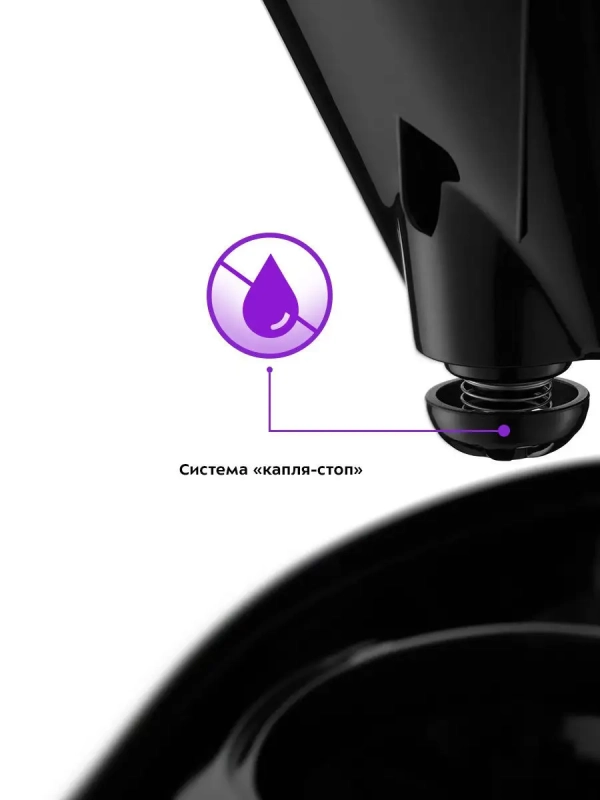 Кофеварка капельная электрическая КТ-731 - 900 Вт - 1.6 л