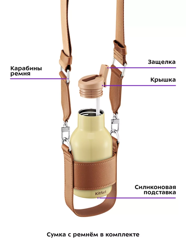 Термокружка для кофе и чая КТ-1245 Термокружка для кофе и чая КТ-1245