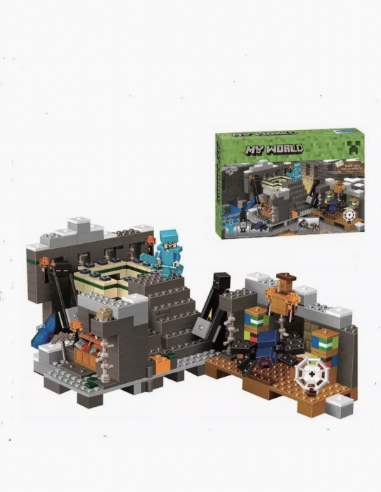 Конструктор Майнкрафт Портал в Край 559 деталей