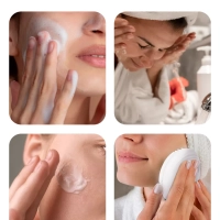 Силиконовая щетка для лица для умывания КТ-3194