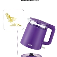 Чайник электрический стеклянный КТ-6124 - 1.2 л